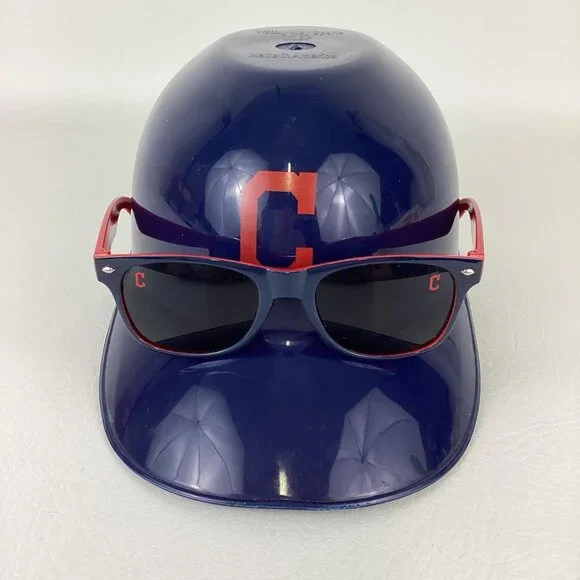 Cleveland Indians Guardians Replica Baseball Batting Helmet Lexus Sunglasses MLB - Picture 6 of 10
